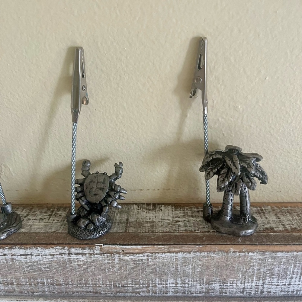 Silver Coastal Theme Photo Holders - Picture 4 of 5